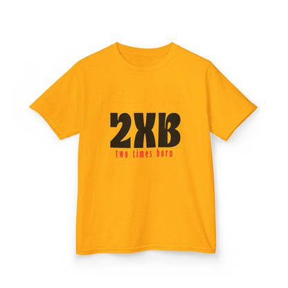 Kids T-Shirt “2xB – two times born” Bold Graphic Tee - Bri Mone&