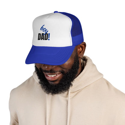Boy Dad Trucker Cap — New Baby Announcement Hat for Proud Fathers - Bri Mone&