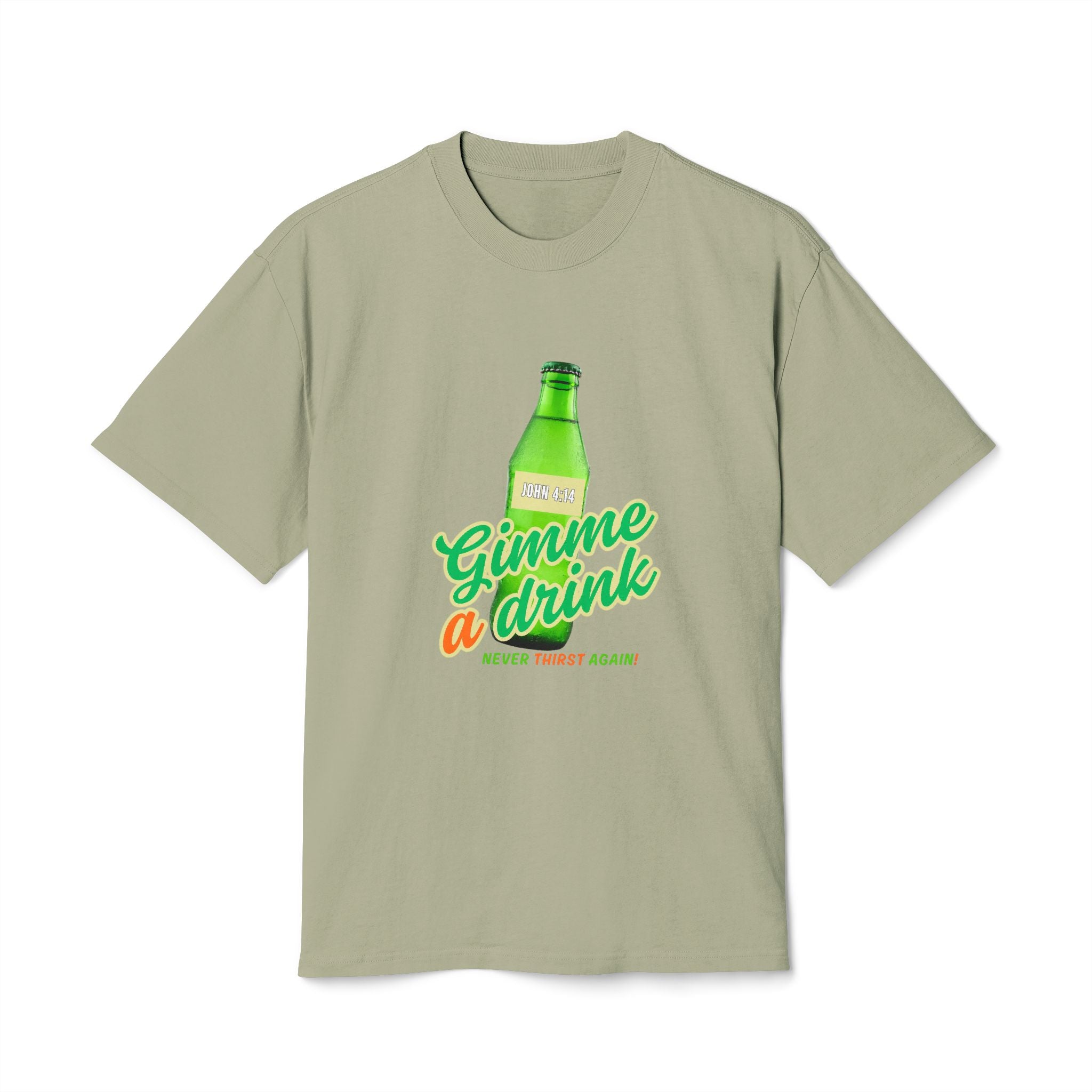 Gimme a Drink Men's T-Shirt — Retro Soda Bottle Graphic Tee