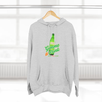Gimme a Drink Hoodie – Retro Soda Bottle Graphic Pullover - Bri Mone&
