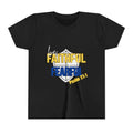 Youth Tee - "Be Faithful Not Fearful" Psalm 27:1 Christian Kids Shirt