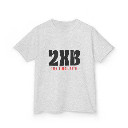 Kids T-Shirt “2xB – two times born” Bold Graphic Tee - Bri Mone&