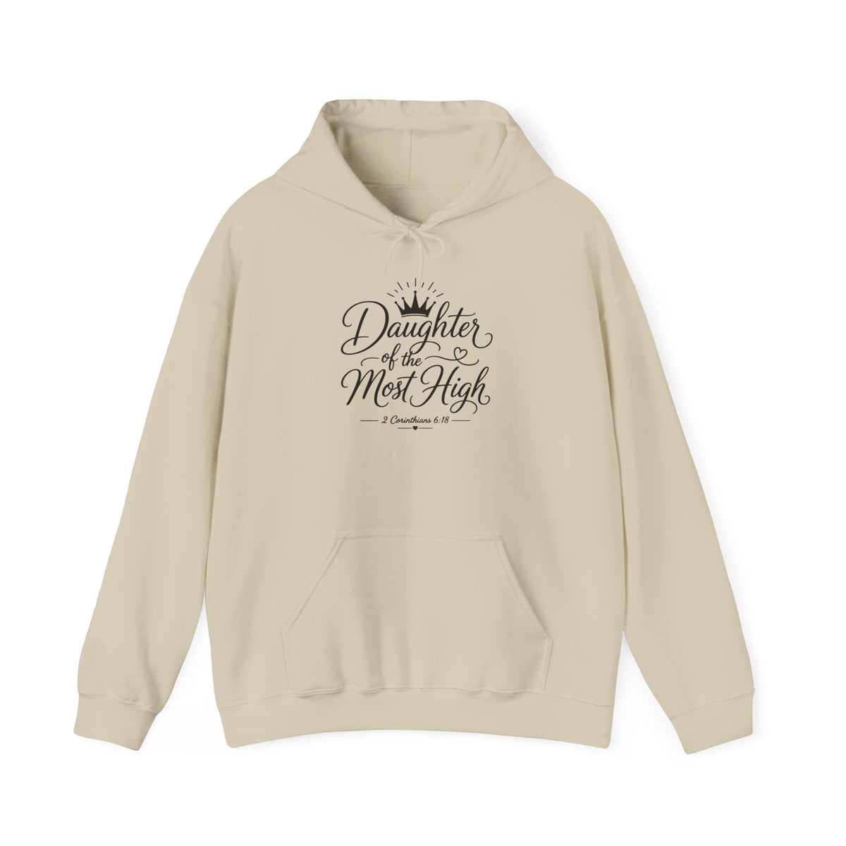 Daughter of the Most High Hoodie - Christian Faith Scripture Sweatshirt - Bri Mone&