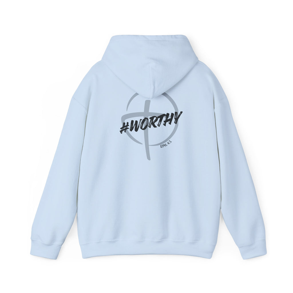 #Worthy Unisex Hoodie Faith-Inspired Graphic Pullover