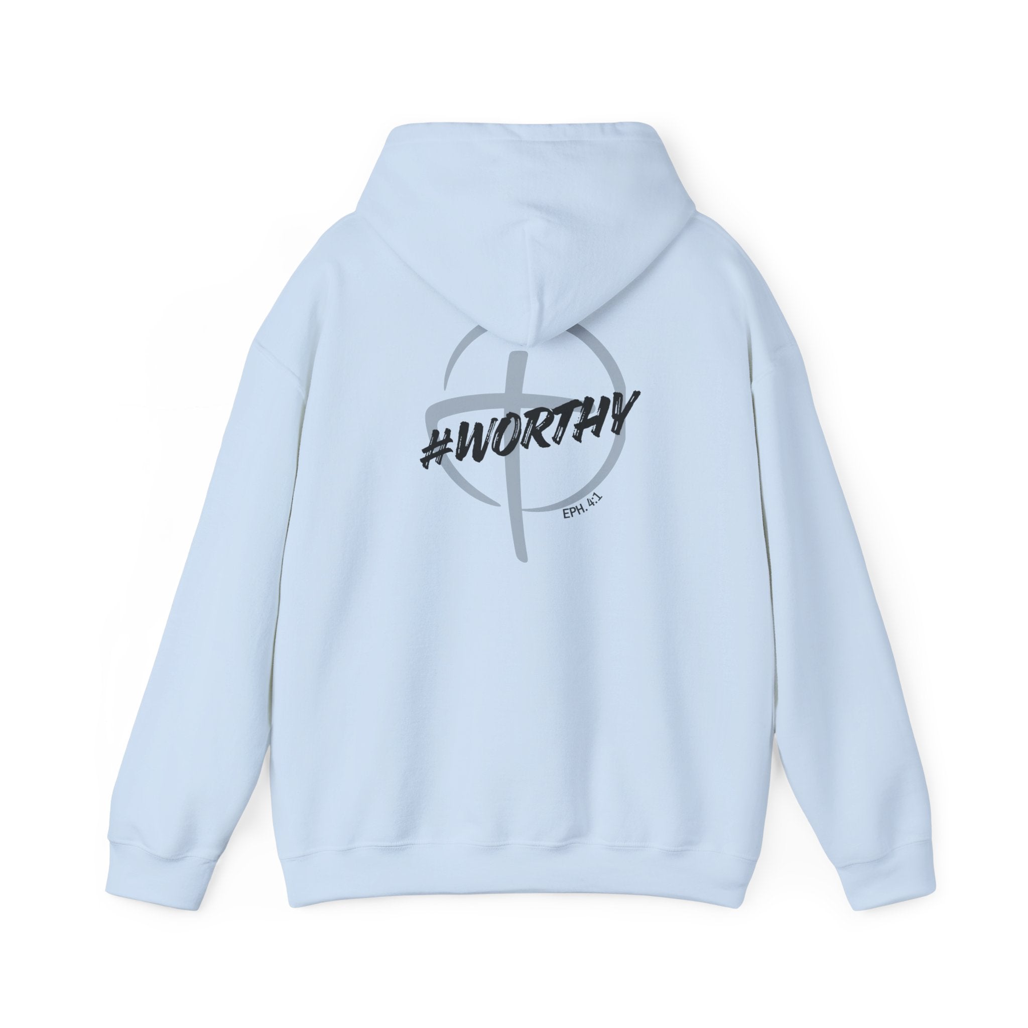 #Worthy Unisex Hoodie Faith-Inspired Graphic Pullover