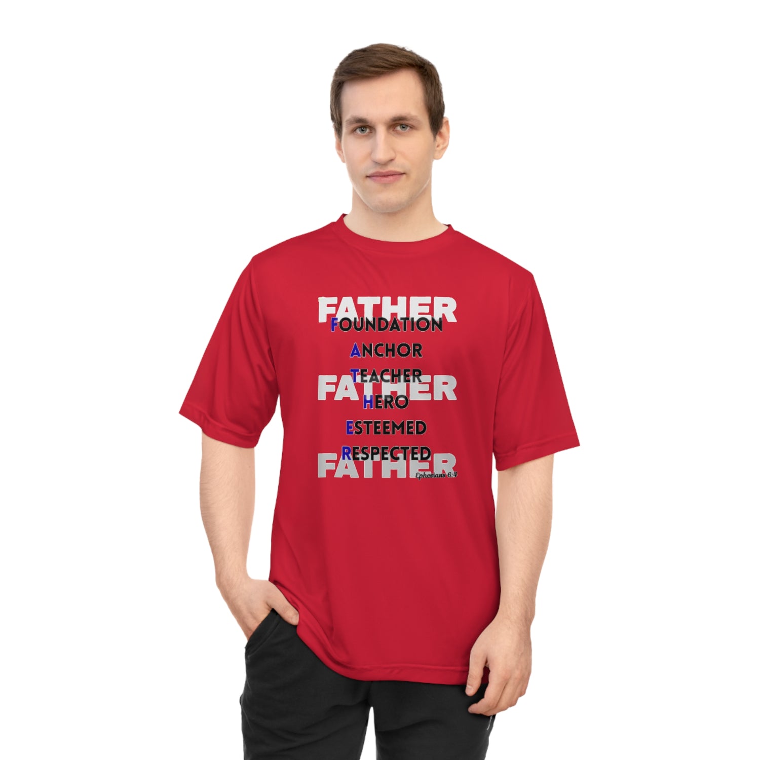 Father Acronym T-Shirt — "Father: Foundation, Anchor, Teacher, Hero" - Bri Mone&