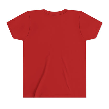Youth Tee - "Be Faithful Not Fearful" Psalm 27:1 Christian Kids Shirt