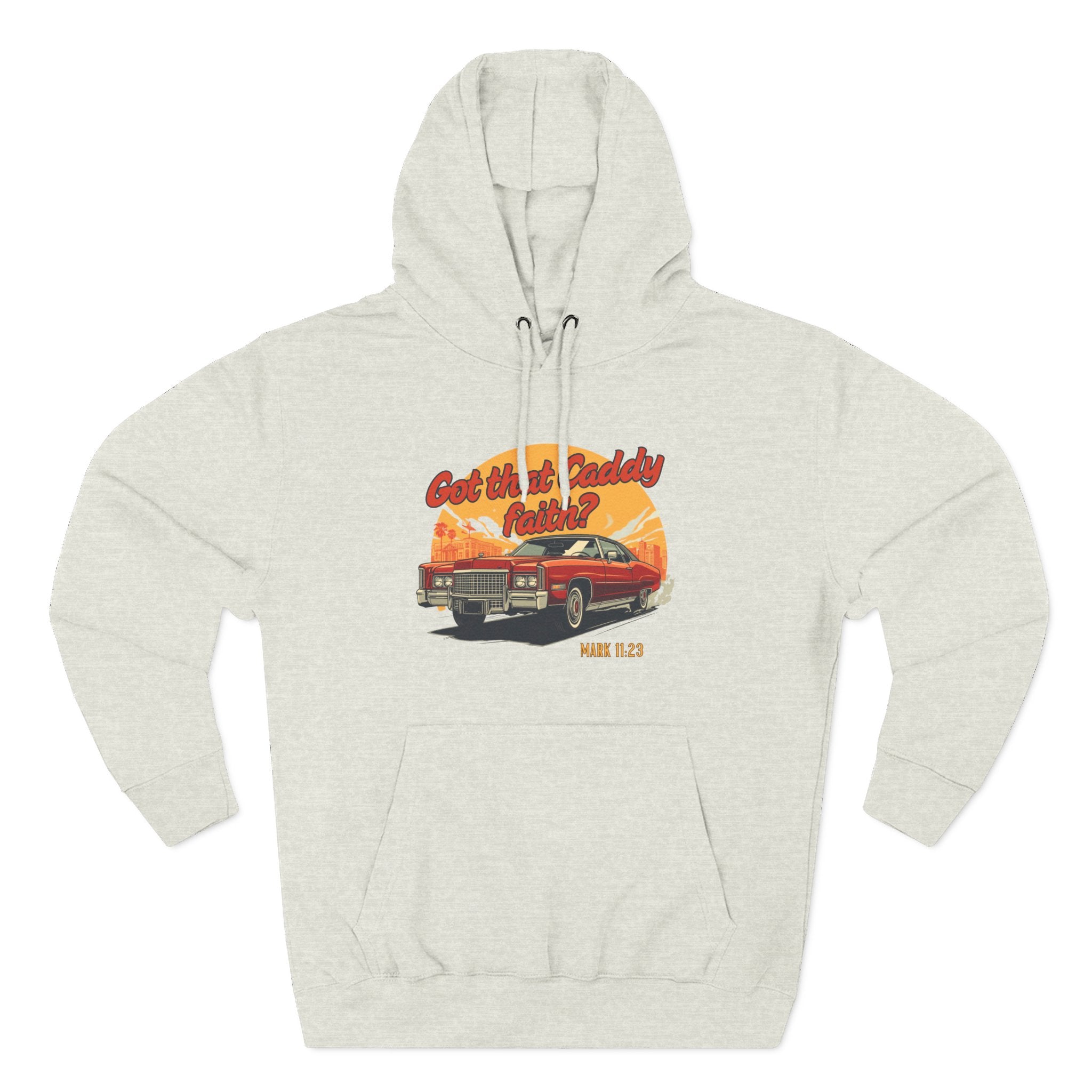 Caddy Faith Unisex Hoodie – Retro Graphic