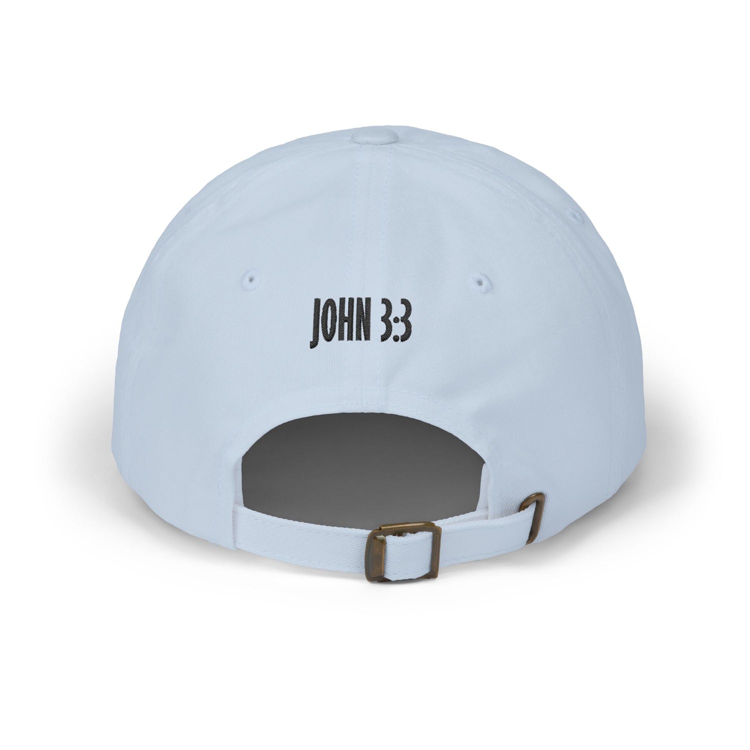 Classic Dad Cap — 2xB (Two Times Born) Embroidered Baseball Hat, John 3:3 Christian Faith Dad Hat - Bri Mone&