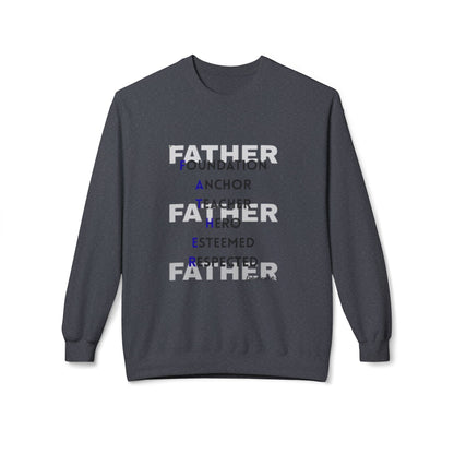 Father Acronym Crewneck Sweatshirt – "Father: Foundation, Anchor, Teacher, Hero" Gift - Bri Mone&