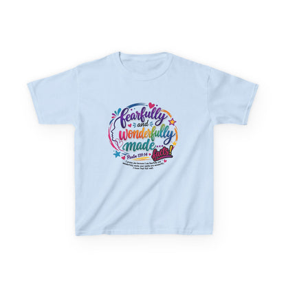 Fearfully and Wonderfully Made Kids Heavy Cotton Tee - Bri Mone&