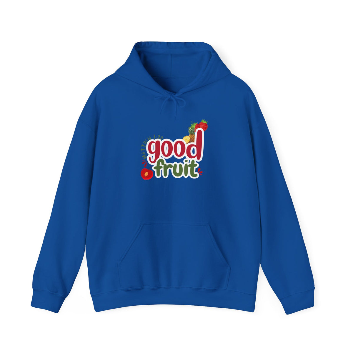 Good Fruit Unisex Hoodie — Matthew 7:20 Graphic Pullover - Bri Mone&