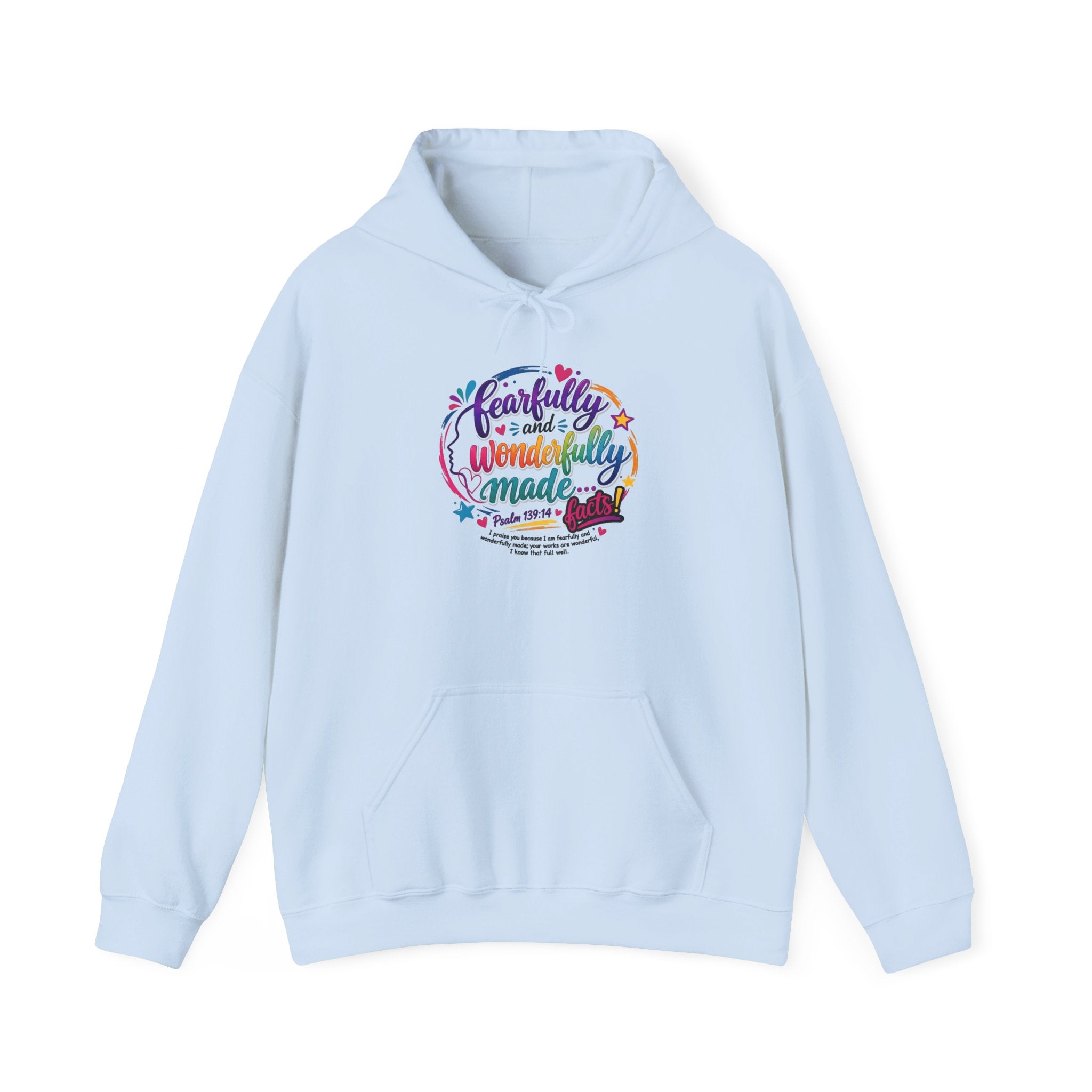 Fearfully & Wonderfully Made Women's Hoodie — Christian Scripture Sweatshirt