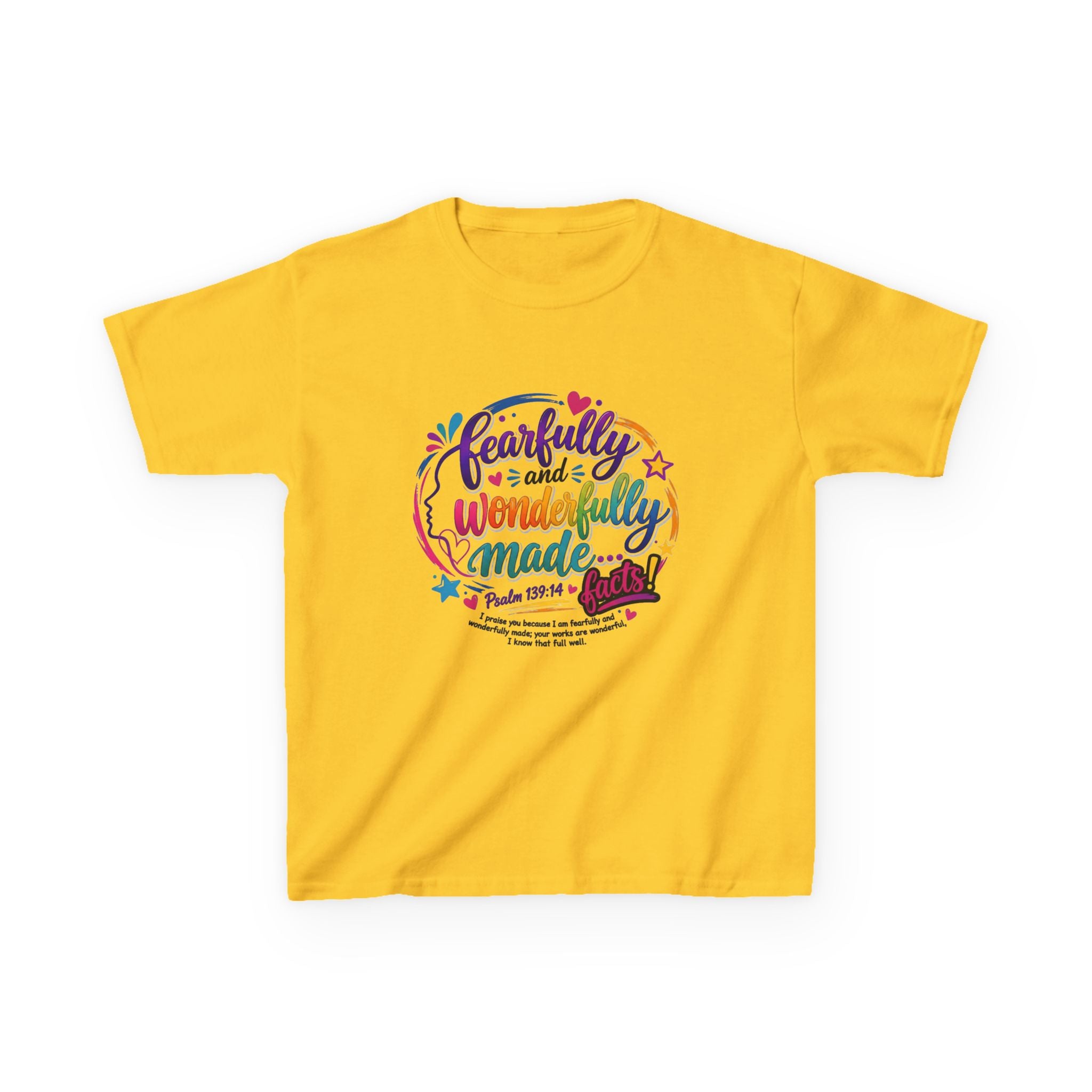 Fearfully and Wonderfully Made Kids Heavy Cotton Tee