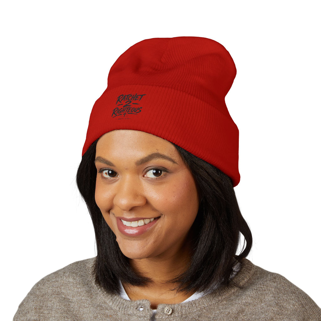 Ratchet 2 Righteous Cuffed Beanie — Classic Knit Winter Hat