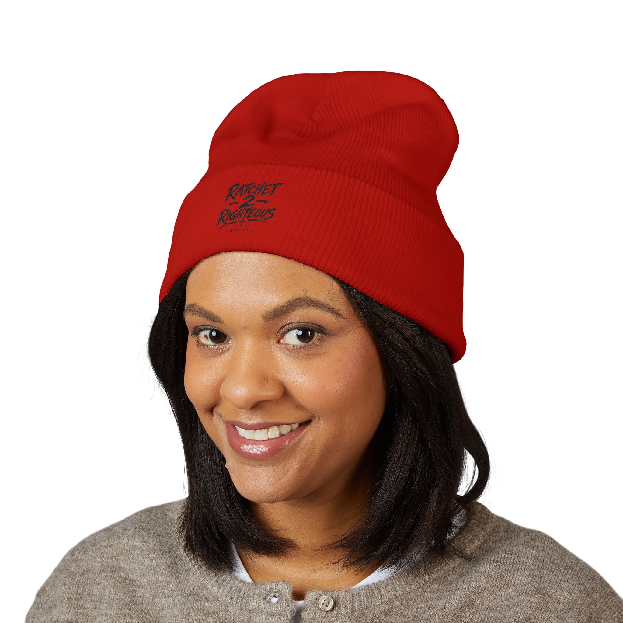 Ratchet 2 Righteous Cuffed Beanie — Classic Knit Winter Hat