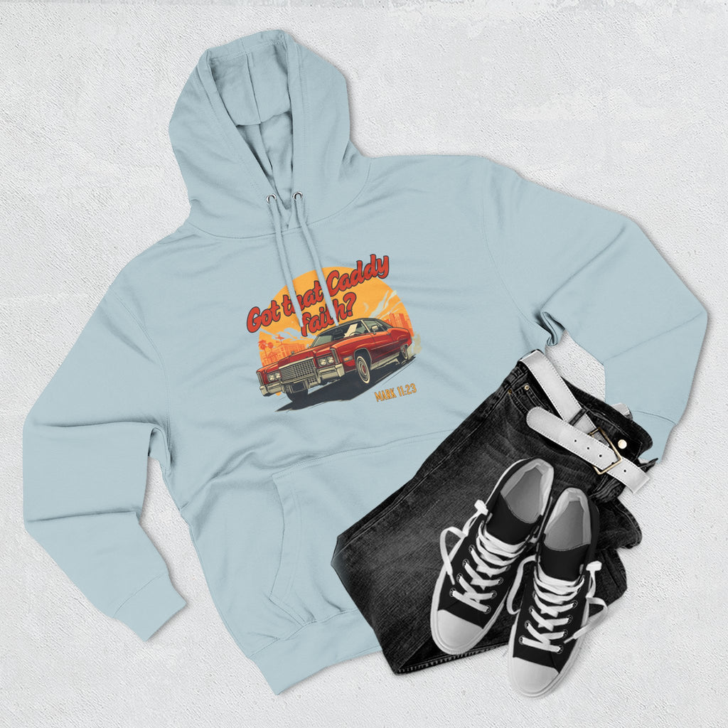 Caddy Faith Unisex Hoodie – Retro Graphic