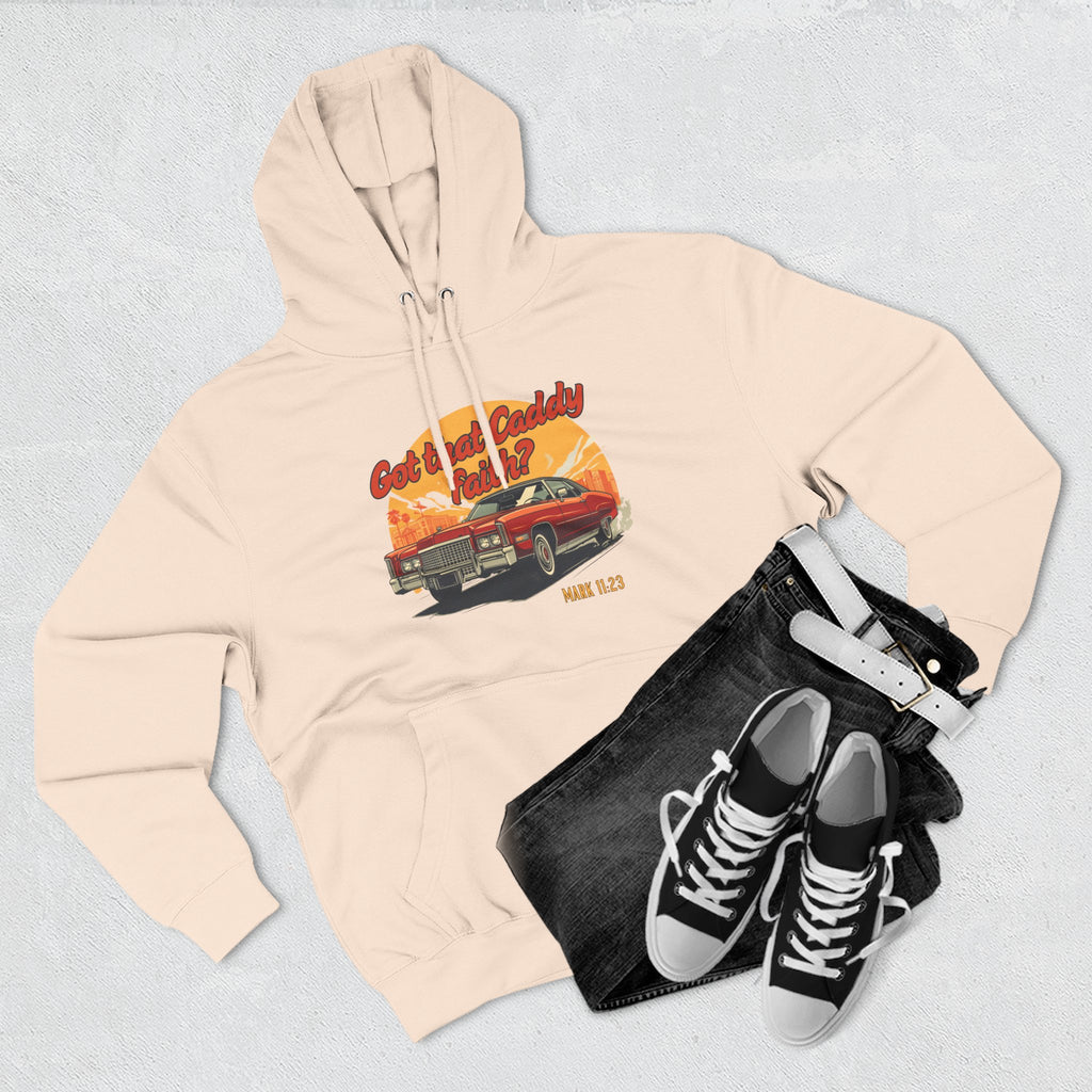 Caddy Faith Unisex Hoodie – Retro Graphic