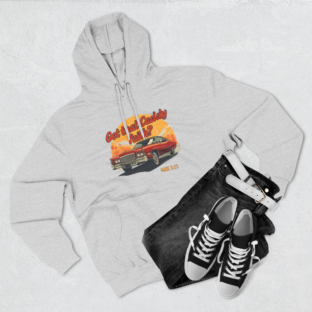 Caddy Faith Unisex Hoodie – Retro Graphic