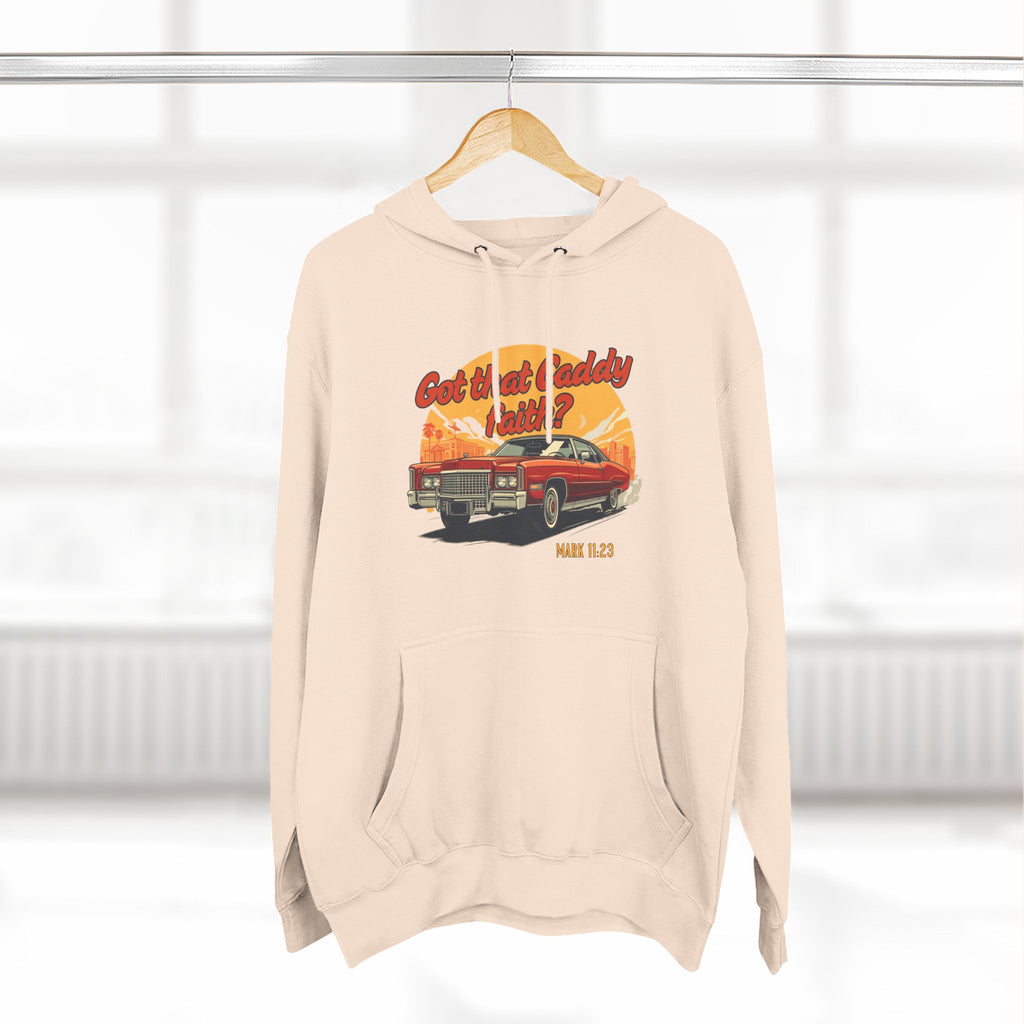 Caddy Faith Unisex Hoodie – Retro Graphic