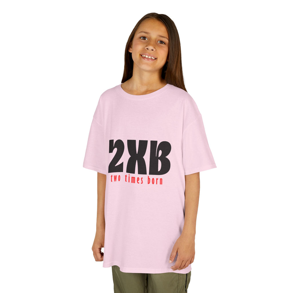 Kids T-Shirt “2xB – two times born” Bold Graphic Tee