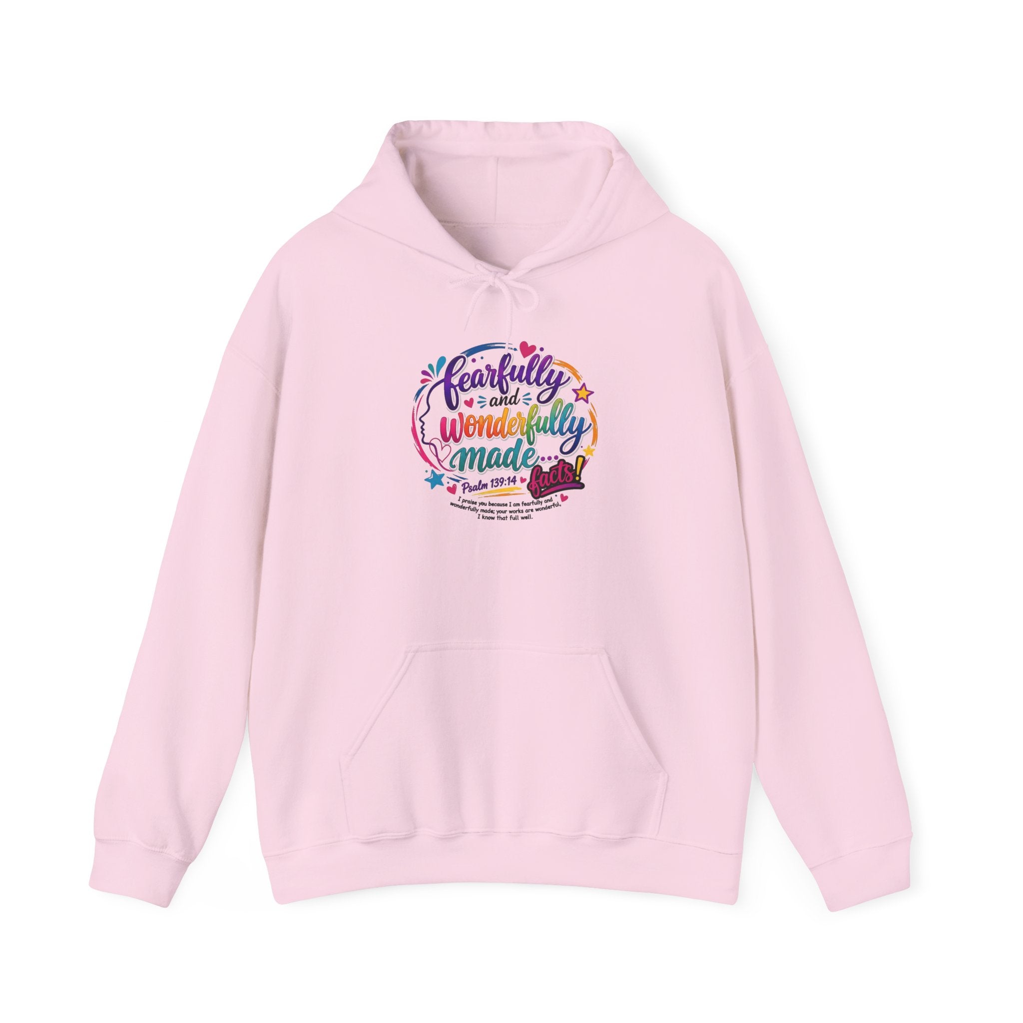 Fearfully & Wonderfully Made Women's Hoodie — Christian Scripture Sweatshirt