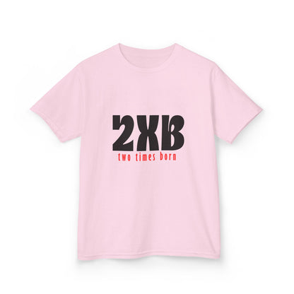 Kids T-Shirt “2xB – two times born” Bold Graphic Tee - Bri Mone&