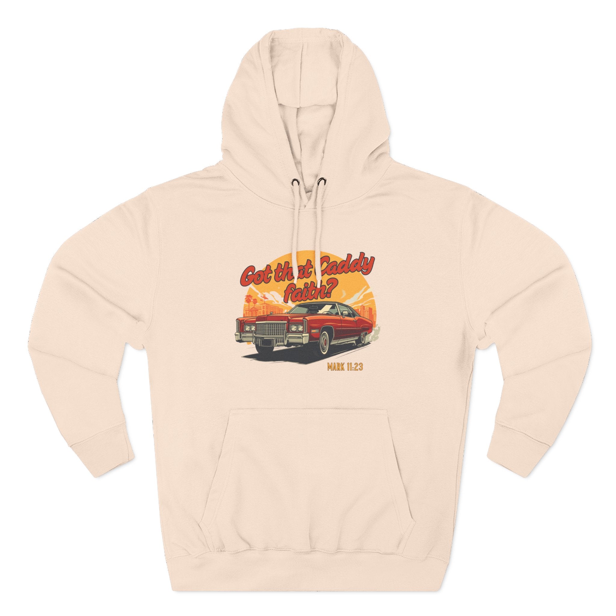 Caddy Faith Unisex Hoodie – Retro Graphic