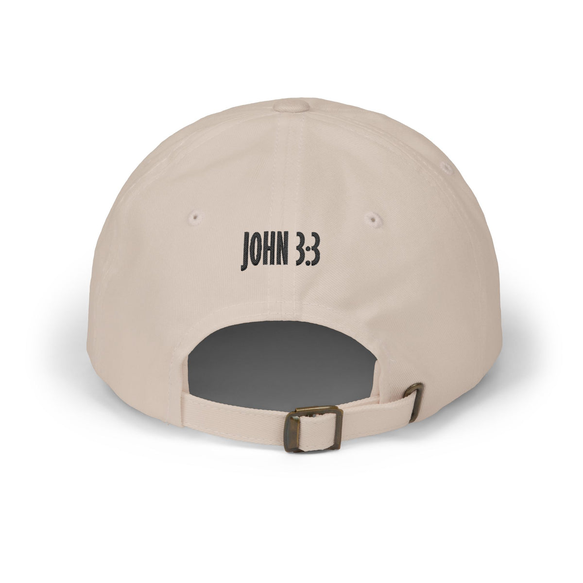 Classic Dad Cap — 2xB (Two Times Born) Embroidered Baseball Hat, John 3:3 Christian Faith Dad Hat - Bri Mone&