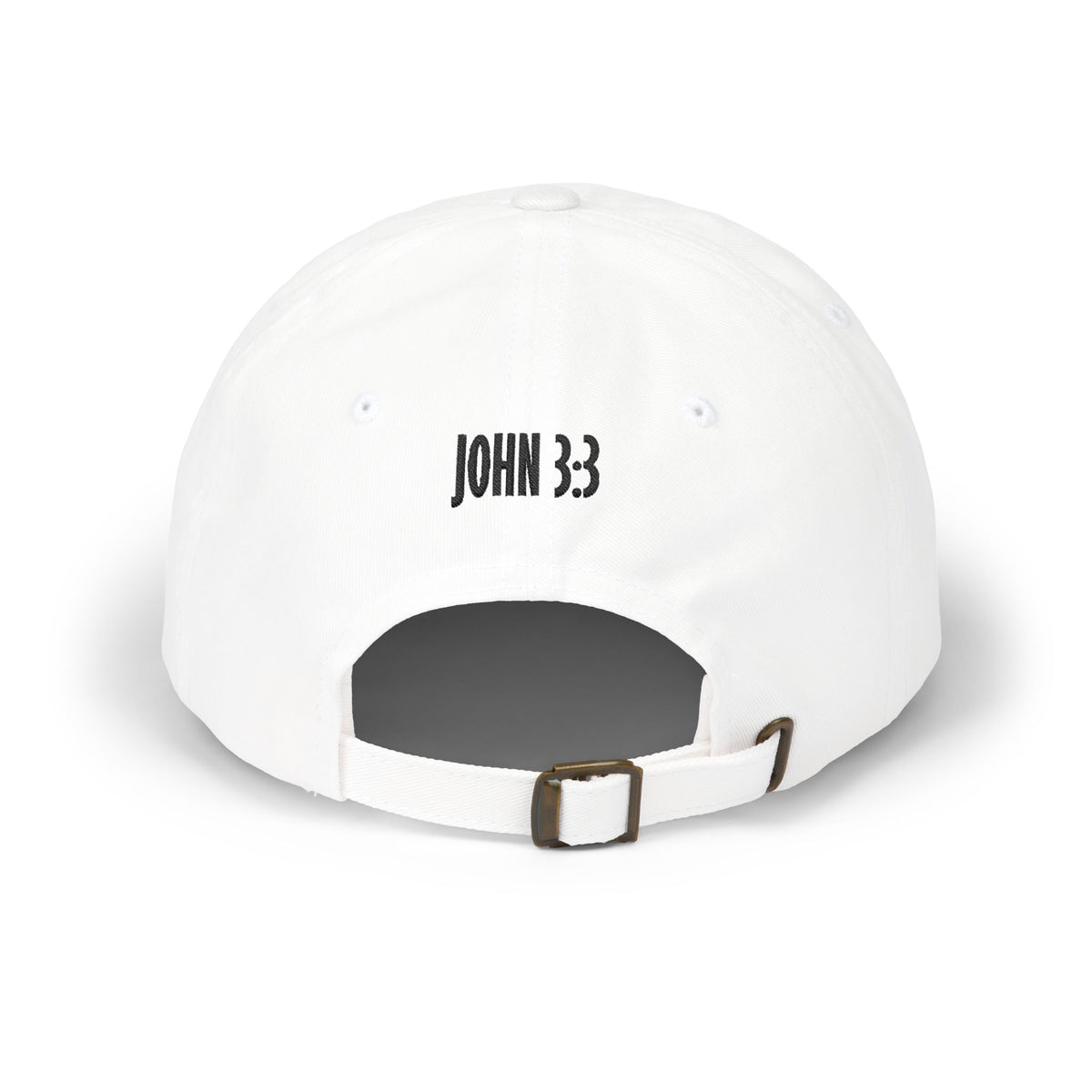 Classic Dad Cap — 2xB (Two Times Born) Embroidered Baseball Hat, John 3:3 Christian Faith Dad Hat - Bri Mone&