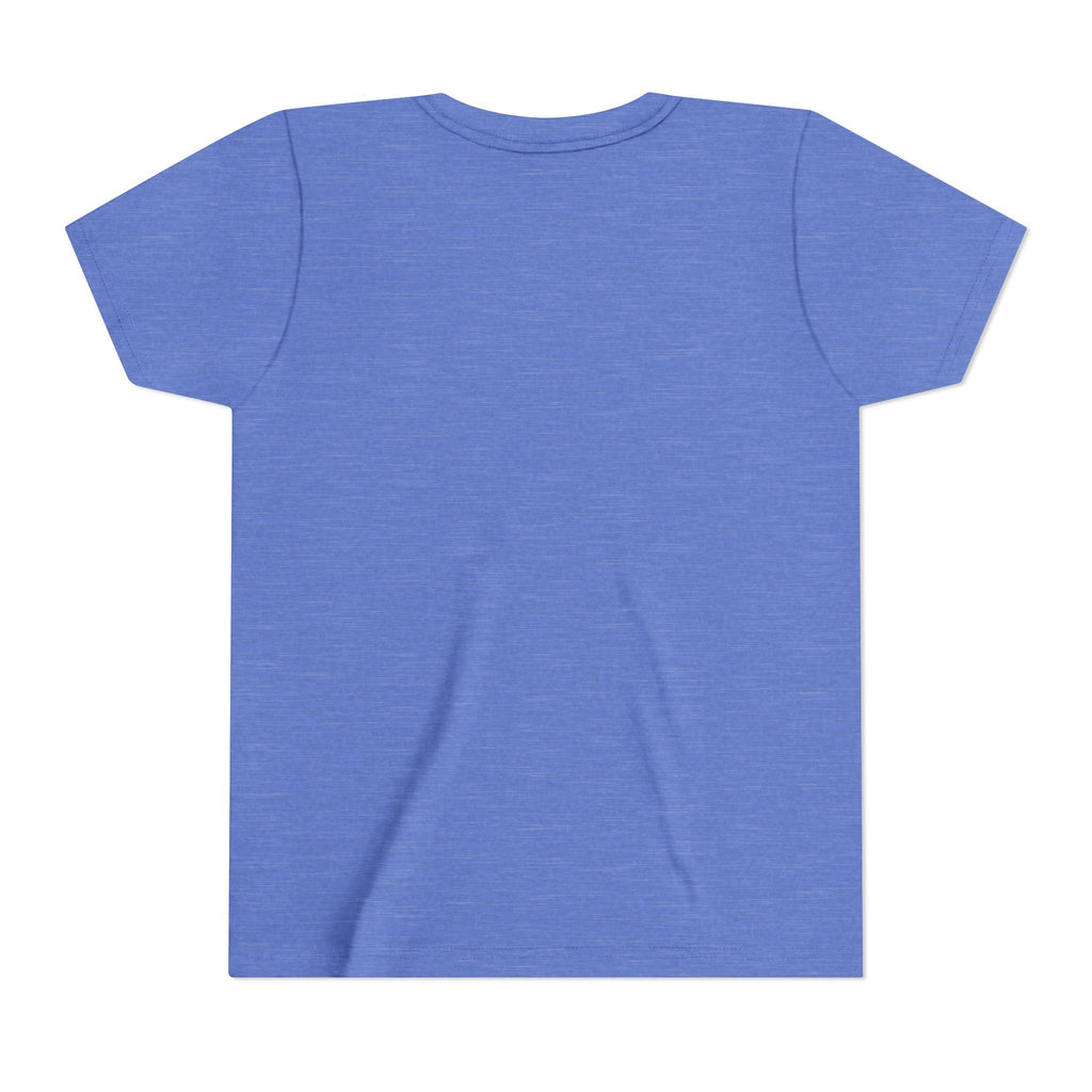 Youth Tee - "Be Faithful Not Fearful" Psalm 27:1 Christian Kids Shirt